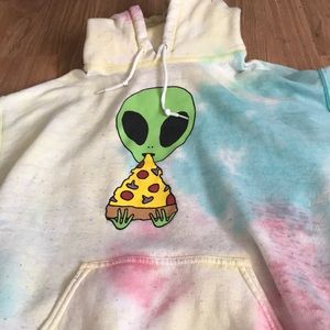 Alien Pizza Hoodie